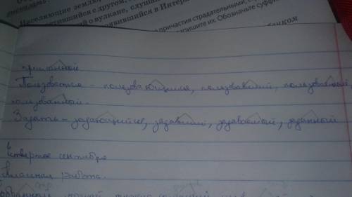 Образуйте от данных глаголов действительные и страдательные причастия, впишите их в таблицу.