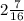 2 \frac{7}{16}