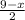 \frac{9-x}2