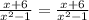 \frac{x+6}{ x^{2} -1} = \frac{x+6}{ x^{2} -1}