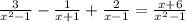 \frac{3}{ x^{2} -1} - \frac{1}{x+1} + \frac{2}{x-1} = \frac{x+6}{ x^{2} -1}