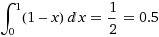 :вычислите площадь фигуры, ограниченной линиями y=x , y=1 , x=0