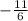 -\frac{11}{6}