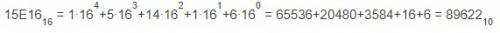 Переведите данные числа в десятичную систему счисления 101011012. 45216. 15е16