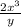 \frac{2x^3}{y}