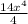 \frac{14x^{4} }{4}