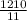 \frac{1210}{11}