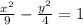 \frac{x^2}{9}-\frac{y^2}{4}=1