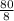 \frac{80}{8}