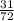 \frac{31}{72}