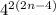 4^{2(2n-4)}