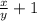 \frac{x}{y}+1