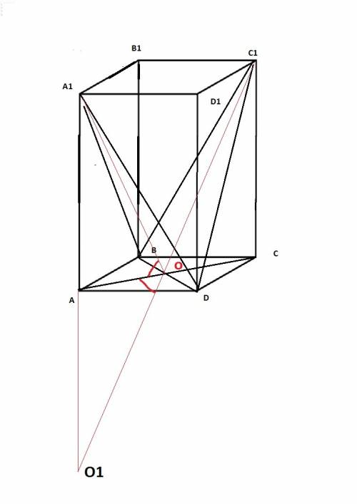 Дан прямоугольный параллелепипед abcda1b1c1d1. чему равно расстояние от вершины a до плоскости c1bd,
