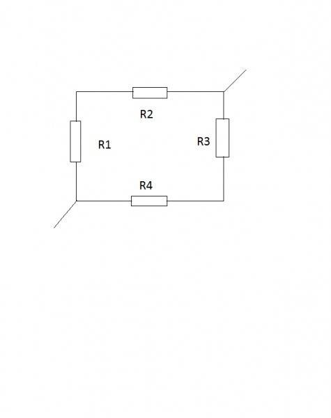 Рассчитать общее сопротивление цепи если r1- з ом r2-2 ом r3-4ом