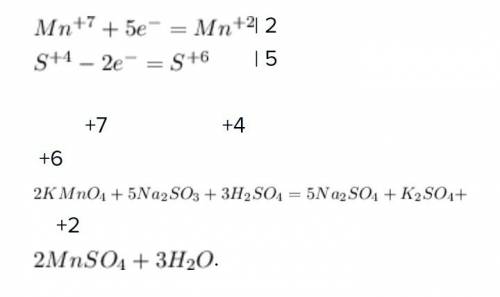 Kmno4+na2so3+h3po4=k3po4+na2so4+mnso4+h2o расставить коэффициенты