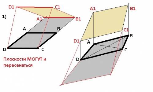 1.) определите взаимное расположение плоскости прямоугольника авсд и плоскость альфа, если ав паралл