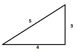 Стороны прямоугольного треугольникп равны 3,4,5.чему равна проекция гипотенузы на прямую,содержащую