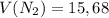 V(N _{2} ) = 15,68