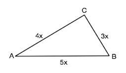 Длины сторон треугольника относятся как 3: 4: 5. найдите периметр треугольника, если разность его на
