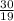 \frac{30}{19}