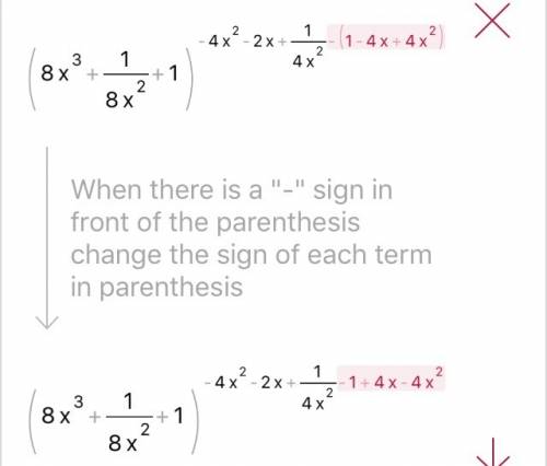 На одз (8x^3+1/8x^2+1)^-1 * 4x^2-2x+1/4x^2-1 * (1-2x)^2