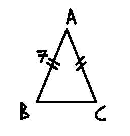 Периметр равнобедреного треугольника равен 20 см,а его боковая сторона 7 см.найти основание. начерти