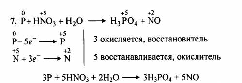 Подобрать коэфициент в p+hno3+h2o=h3po4+no ,указать окислитель и восстановитель