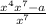 \frac{x^4x^7-a}{x^7}