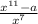 \frac{x^{11}-a}{x^7}