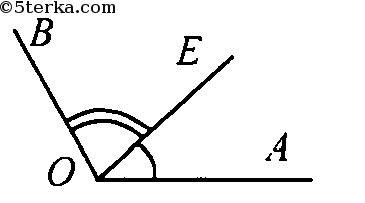 Луч oe делит угол aob на два угла. найдите ∠ ∠eob, если ∠ ∠aob=116 0 0, а угол ∠ ∠aoe на 46 0 0 мень