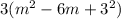 3(m^2-6m+3^2)