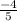 \frac{-4}{5}