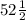 52 \frac{1}{2}