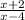 \frac{x+2}{x-4}