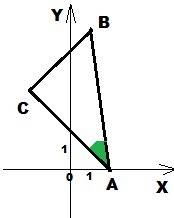 Вычислите cos угла а если а(2; 0) в(1; 7) с(-2; 4)