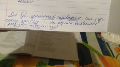 Зробити синтаксичний розбір речення він був маленький, незавидний,але з густою гривою і - як пізніше