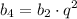 $b_4=b_2\cdot{q^2}$