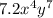 7.2x^4y^7