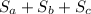 S_{a}+S_{b}+S_{c}