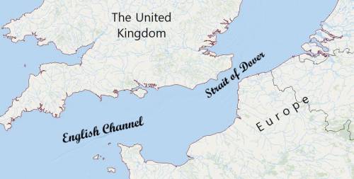 3.the uk is separated from the continent by: a) the english channel and the strait of dover b) the i