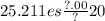 2 {5. \tim211es \frac{?.00}{?} 20