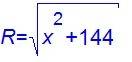 R^2=25+(17-x)^2 r^2=x^2+144 найдите r и х