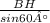 \frac{BH}{sin60°}