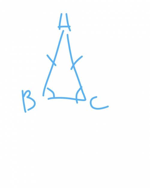 Вравнобедренном треугольнике abc, сторона bc - основание. найдите угол a, если известно, что ∠c = 34