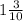 1 \frac{3}{10}