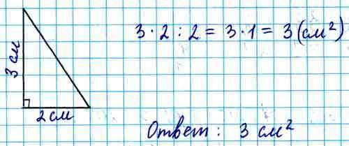 Постройте в тетради треугольник, выполните необходимые измерения и найдите его площадь.