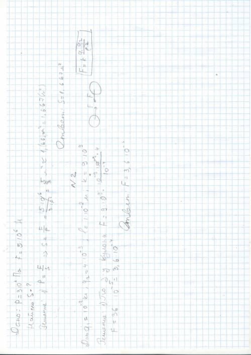 Определить силу взаимодействия между q1=10^-9кл и q2=4*10^-9 кл находящийся на расстояние 1см друг о