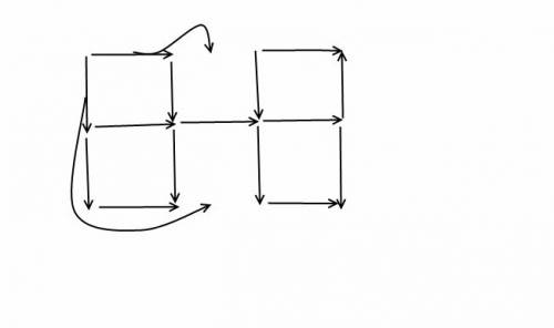 Составь такую же фигуру из спичек. переложи в ней две спички так, чтобы получить пять одинаковых ква