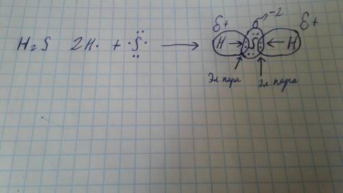Запишите формулу сероводорода. определите вид связи. составьте схему её образования. напишите, сколь