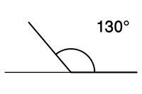Начерти с транспортира углы в 30° 60° 130°